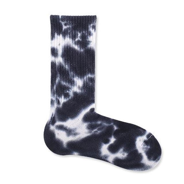 Men Unisex Novelty Colorful Tie-dyeing Skateboard Socks.Cotton Harajuku Hiphop Socks Sox Ethnic Couple Long Sock Meias