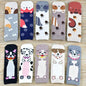 Femmes chaussettes populaire nouveau dessin animé carlin chaton motif coton chaussettes cadeaux de noël drôle mignon chaussettes femme