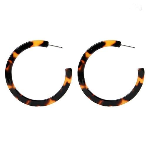 Personnalité 2019 trapèze grand Long acrylique acétate boucles d'oreilles pour femmes Rectangle écaille de tortue boucle d'oreille Za bijoux