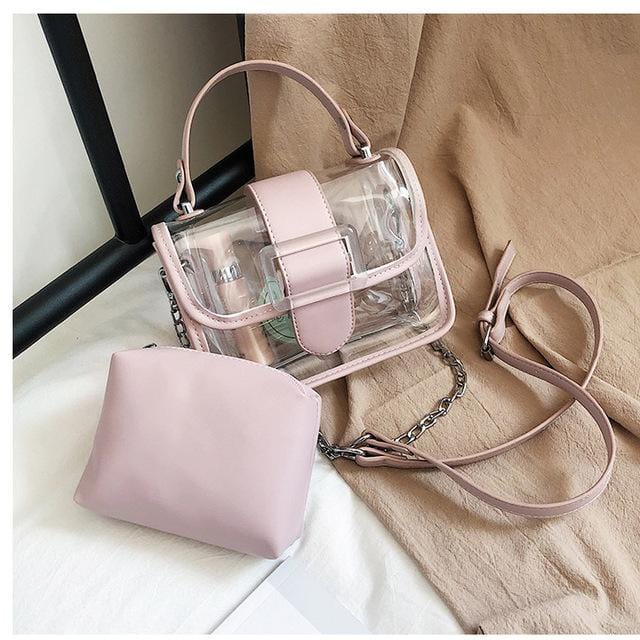 Transparent Small Bag Crossbody Bags For Women 2020 Summer Cut Lady Shoulder Messenger Bag Female Travel Handbags