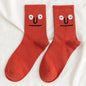 Unisex Surprise Mid Herrensocken Harajuku Bunte lustige Socken Herren 100 Baumwolle 1 Paar Kawaii Größe 35-42