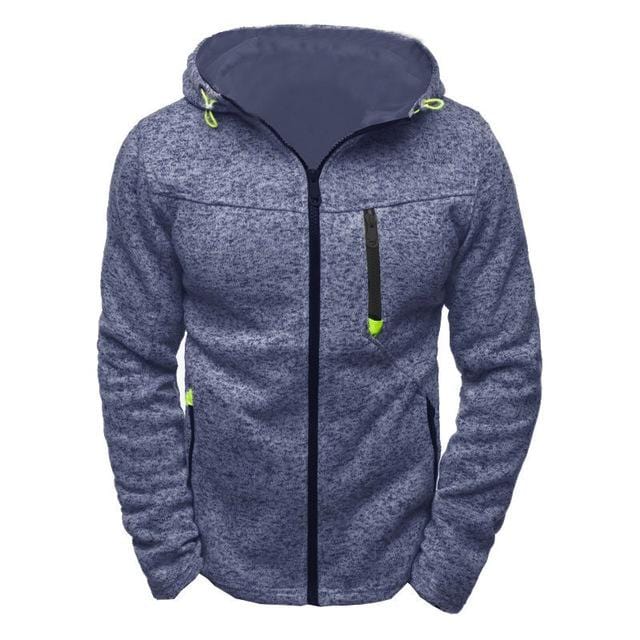 Manoswe hommes sport tenue décontracté fermeture éclair COPINE mode marée Jacquard sweats à capuche polaire veste automne sweats automne hiver manteau