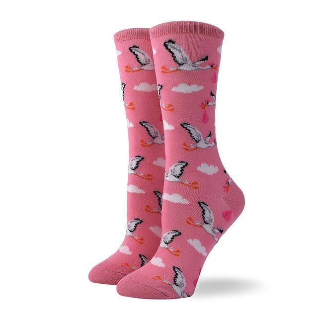 Chaussettes colorées en coton pour femmes, motif Animal, chat banane drôle, nouveauté créative pour dames, cadeaux, offre spéciale