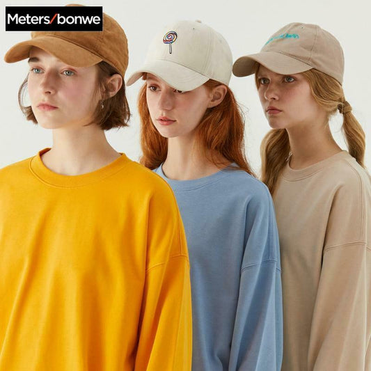 Metersbonwe basique sweats à capuche pour femmes Streetwear femme automne couleur unie sweat à capuche décontracté sweat 2019 nouveau Hip Pop hauts