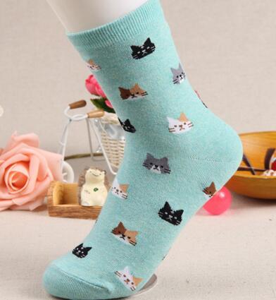 Jeseca 2019 Herbst Frauen Socken Cartoon Tier Nette Katze Socke für Mädchen Winter Dicke Warme Baumwolle Socke für Damen Weihnachten geschenke