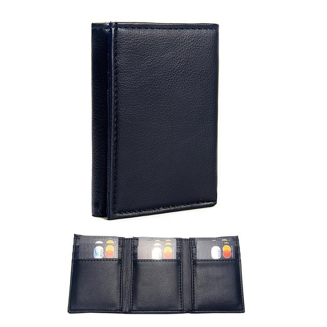 Luxury Men's Wallet Leather Solid Slim Wallets Men Pu Leather Bifold Short Credit Card Holders Coin Purses Business Purse Male