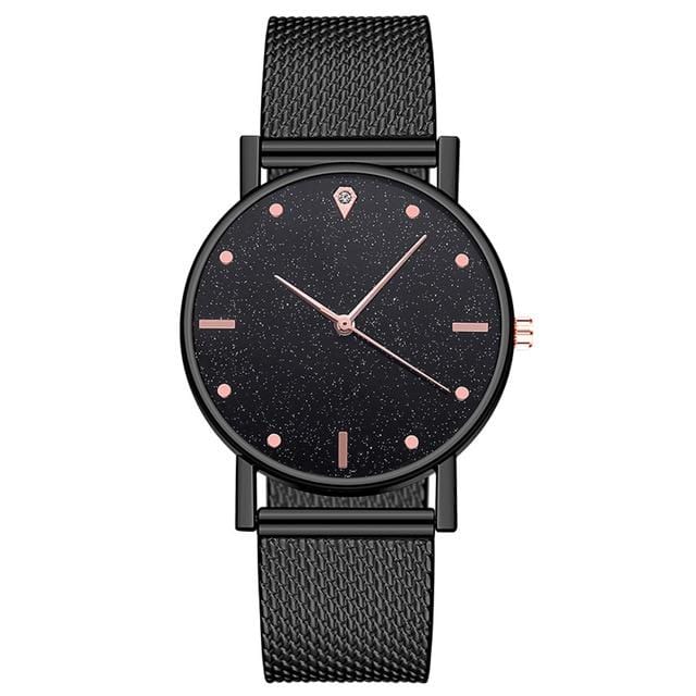 Horloge à Quartz analogique pour femmes, robe Roestvrij Stalen, mode Luxe Dames, or Rose doré, horloge analogique