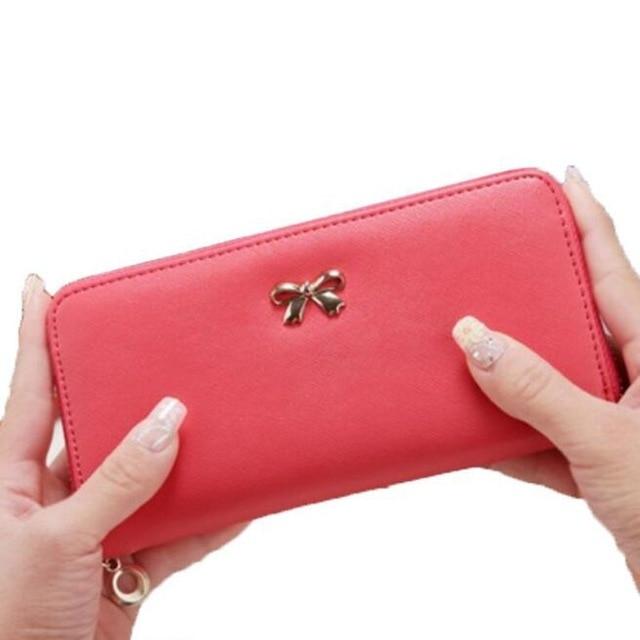 Long Women's Wallet Female Purses Tassel Coin Purse Card Holder Wallets Female Pu Leather Clutch Money Bag Pu Leather Wallet