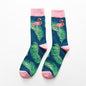 2018 Style Butterfly Fashion Socks Short Pattern Funny Cotton Socks Women Winter Men Unisex Plant Short Socks Female