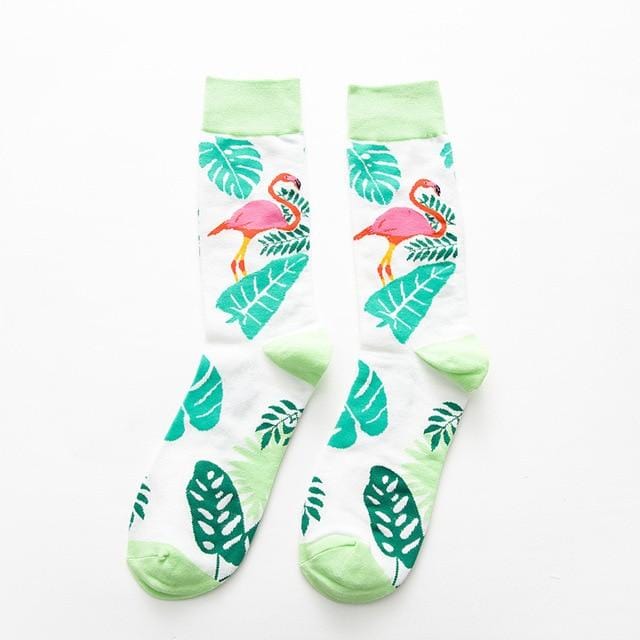 2018 Style Butterfly Fashion Socks Short Pattern Funny Cotton Socks Women Winter Men Unisex Plant Short Socks Female