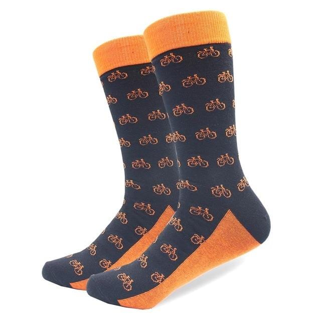 High Quality Combed Cotton Socks Animal Pattern Long Tube Funny Happy Men Socks Novelty Skateboard Crew Casual Crazy Socks