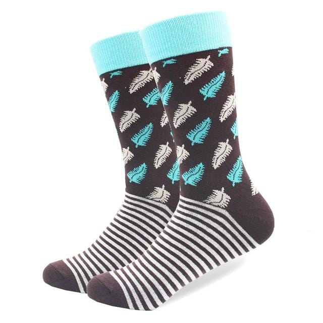 Chaussettes en coton peigné de haute qualité, motif Animal, Tube Long, drôles et heureux pour hommes, nouveauté, équipe de Skateboard, chaussettes folles décontractées