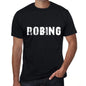 Robing Mens Vintage T Shirt Black Birthday Gift 00554 - Black / Xs - Casual