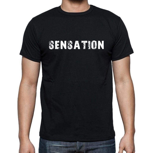 Sensation Mens Short Sleeve Round Neck T-Shirt - Casual