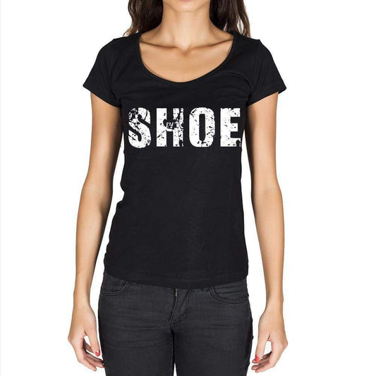 Shoe Womens Short Sleeve Round Neck T-Shirt - Casual