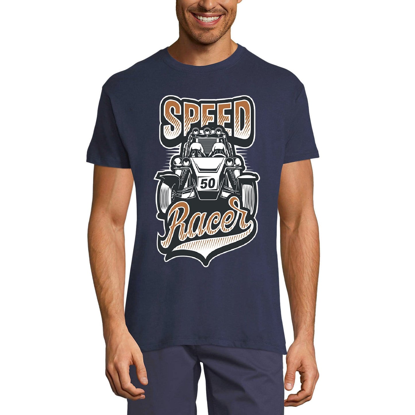 ULTRABASIC Men's T-Shirt Speed Racer - Short Sleeve Tee shirt