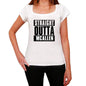 Straight Outta Mcallen Womens Short Sleeve Round Neck T-Shirt 00026 - White / Xs - Casual