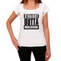 Straight Outta Mogadishu Womens Short Sleeve Round Neck T-Shirt 00026 - White / Xs - Casual