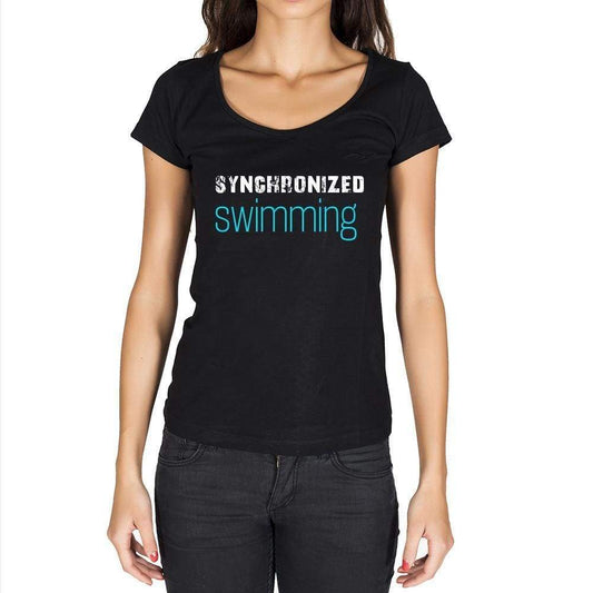 Synchronized Swimming T-Shirt For Women T Shirt Gift Black - T-Shirt