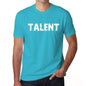 Talent Mens Short Sleeve Round Neck T-Shirt 00020 - Blue / S - Casual