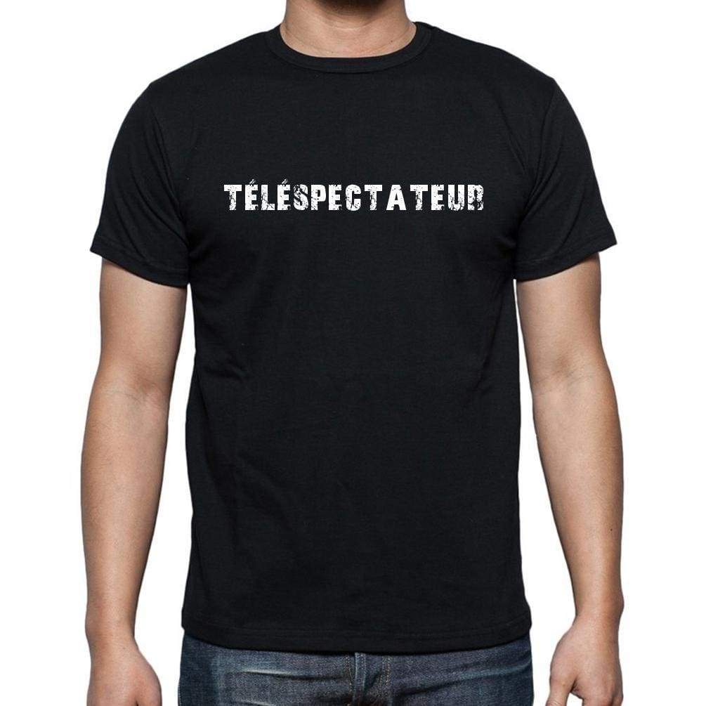 Téléspectateur French Dictionary Mens Short Sleeve Round Neck T-Shirt 00009 - Casual