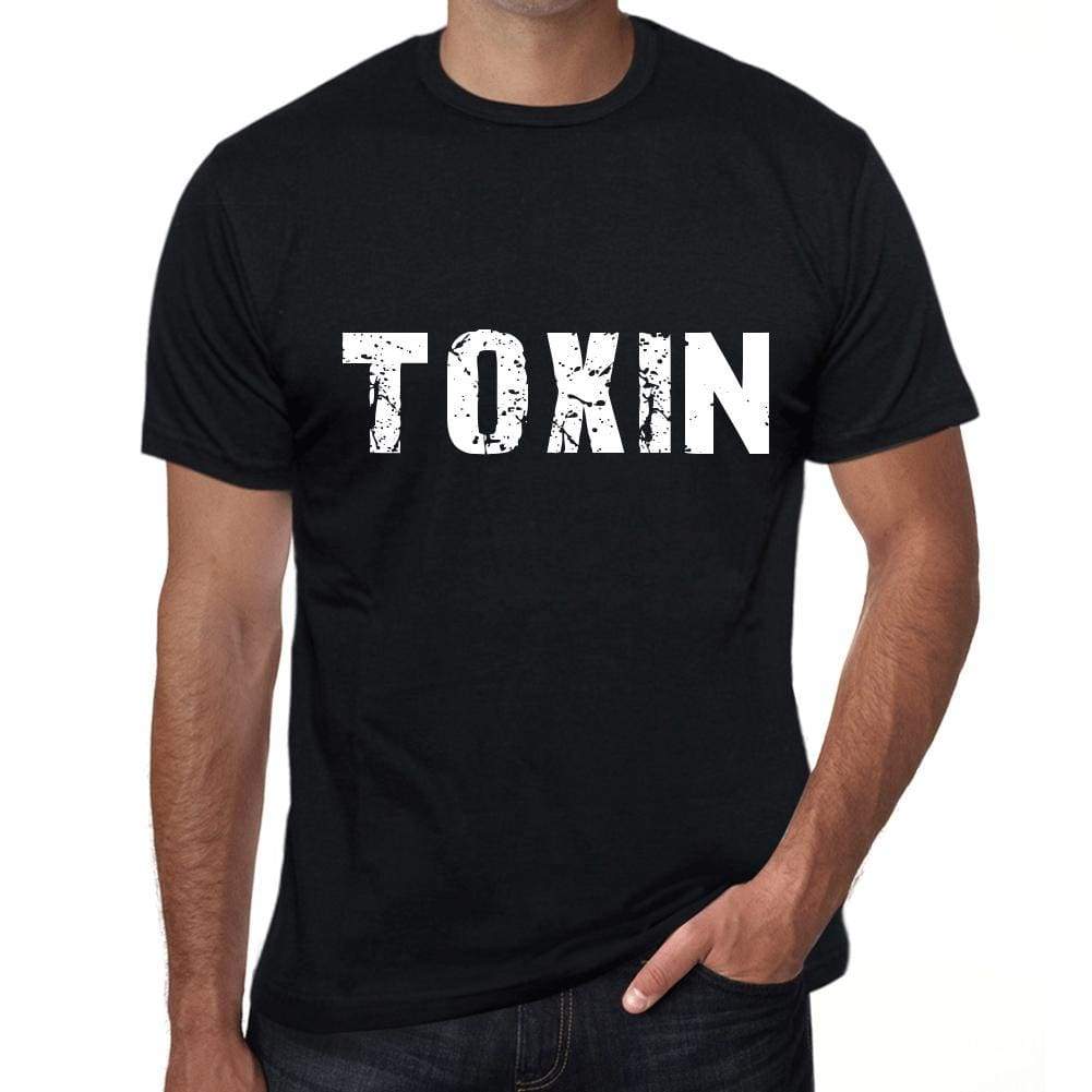 Toxin Mens Retro T Shirt Black Birthday Gift 00553 - Black / Xs - Casual