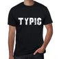 Typic Mens Retro T Shirt Black Birthday Gift 00553 - Black / Xs - Casual