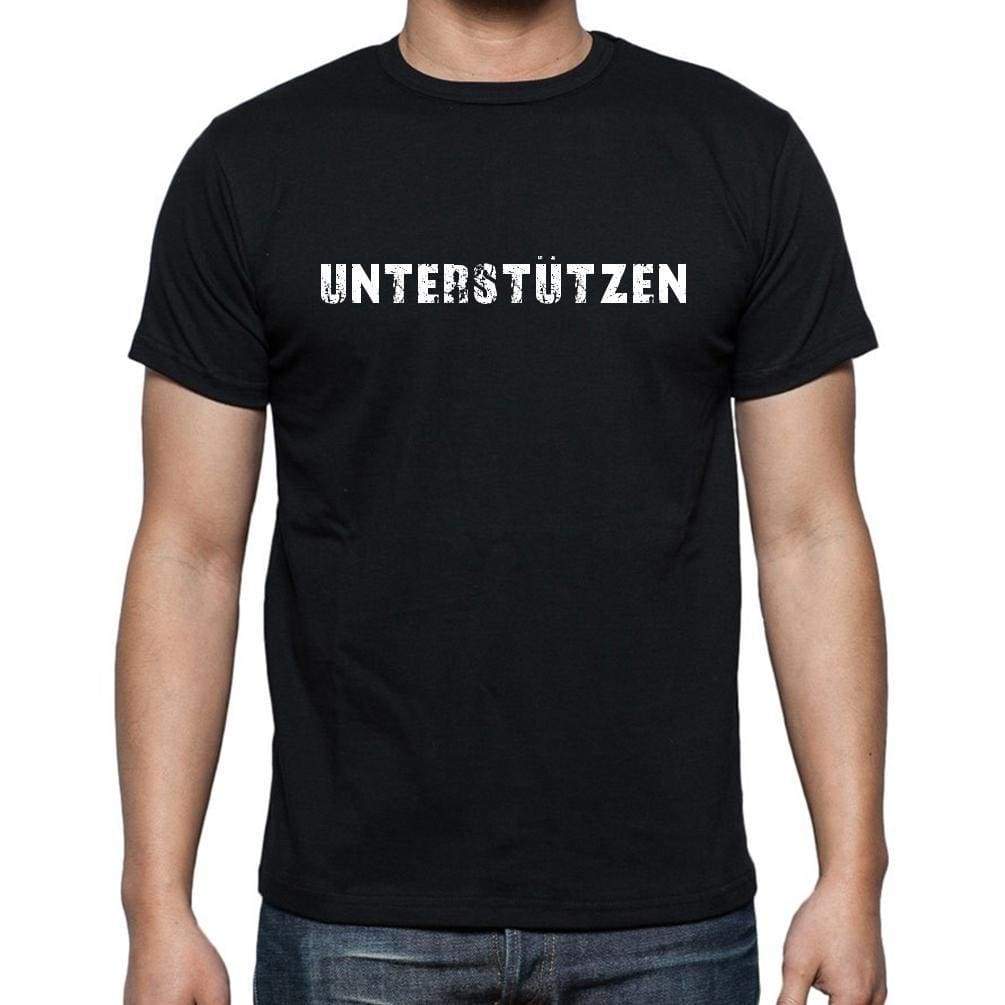 Untersttzen Mens Short Sleeve Round Neck T-Shirt - Casual