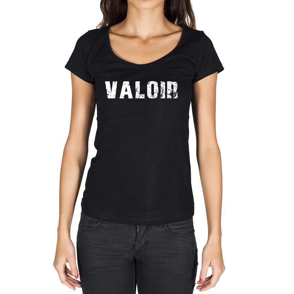 Valoir French Dictionary Womens Short Sleeve Round Neck T-Shirt 00010 - Casual