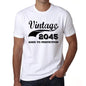 Vintage Aged To Perfection 2045 White Mens Short Sleeve Round Neck T-Shirt Gift T-Shirt 00342 - White / S - Casual