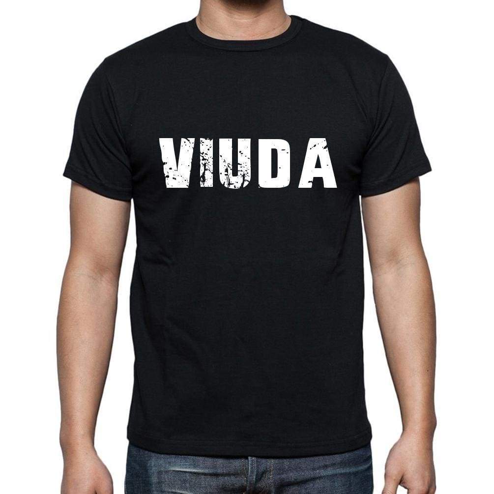 Viuda Mens Short Sleeve Round Neck T-Shirt - Casual