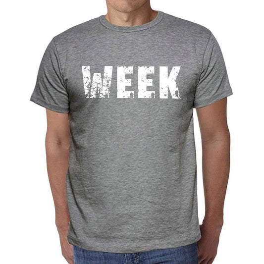 Week Mens Short Sleeve Round Neck T-Shirt 00039 - Casual