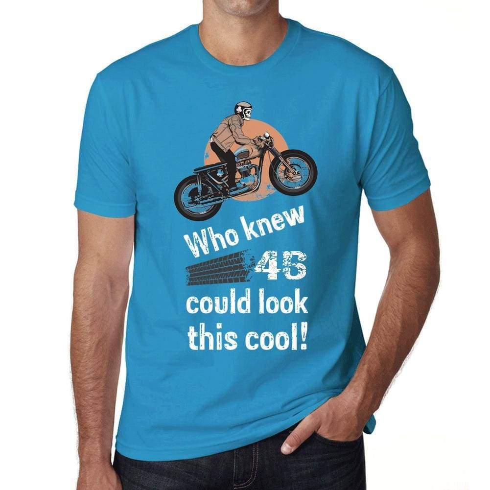 Who Knew 45 Could Look This Cool Mens T-Shirt Blue Birthday Gift 00472 - Blue / Xs - Casual